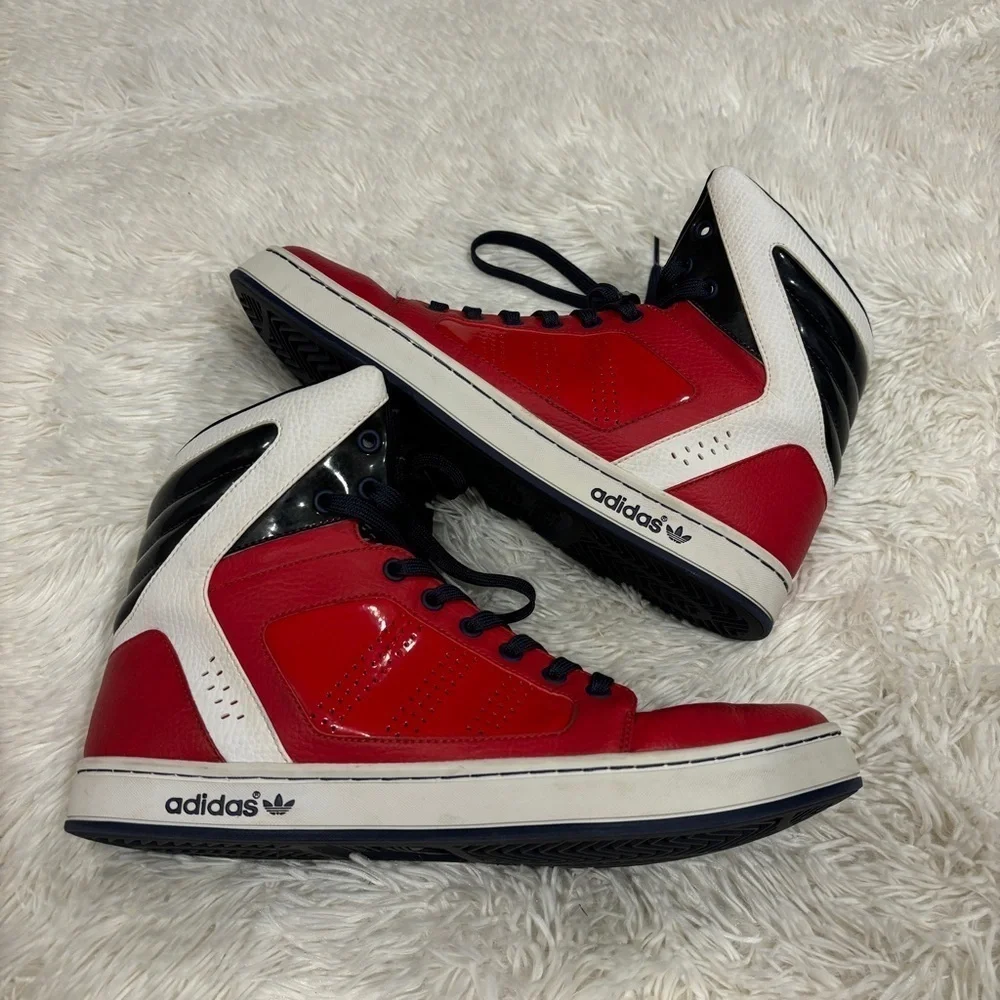 Adidas Adi High Ext Scarlet Red White Blue G56624 Men’s Size 9